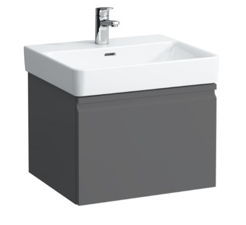 Vanity unit, 1 drawer, matches washbasin 810962 - GRAPHITE