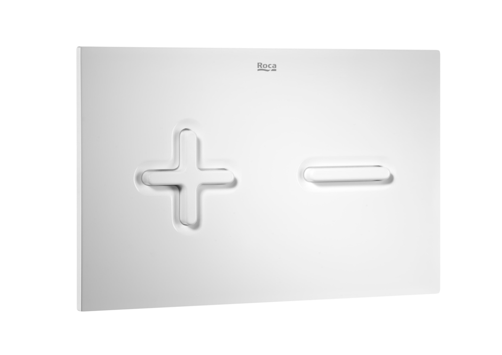 PL6 DUAL - Dual flush operating plate for concealed cistern white