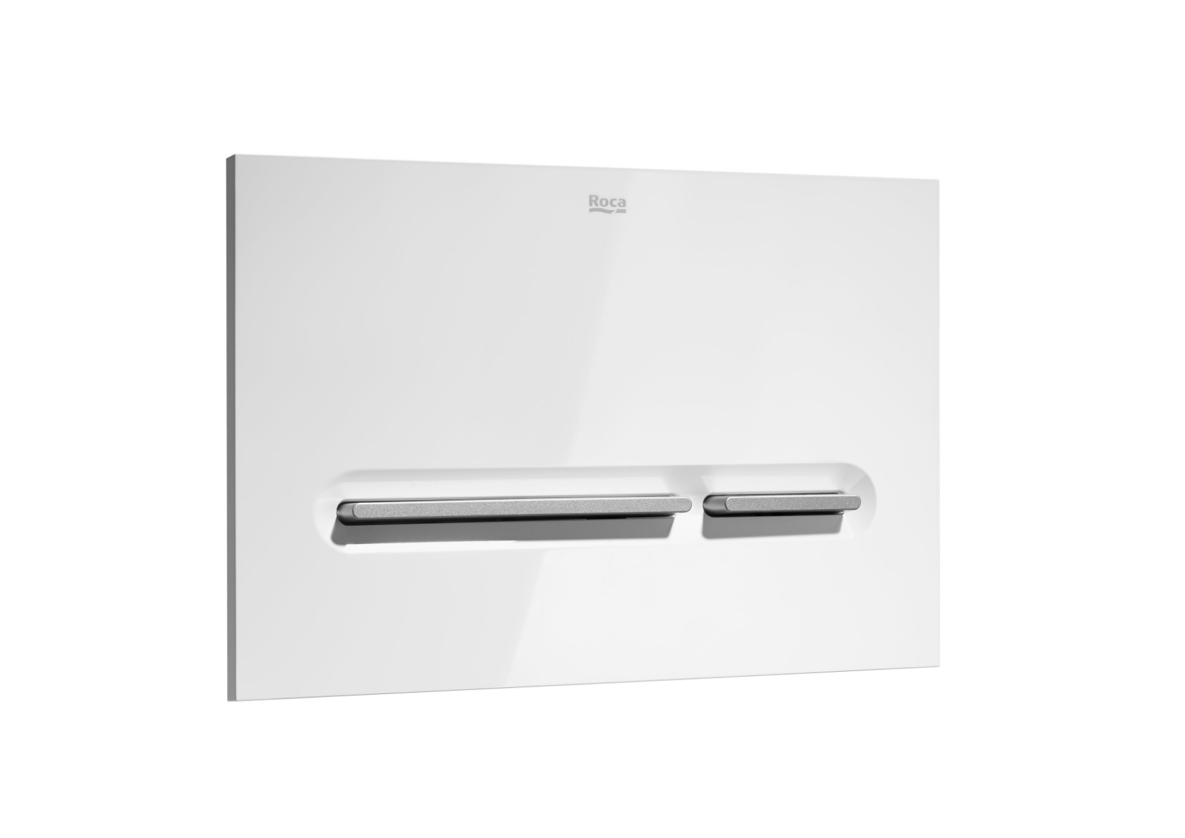 PL5 DUAL Dual flush operating plate for concealed cistern white/grey