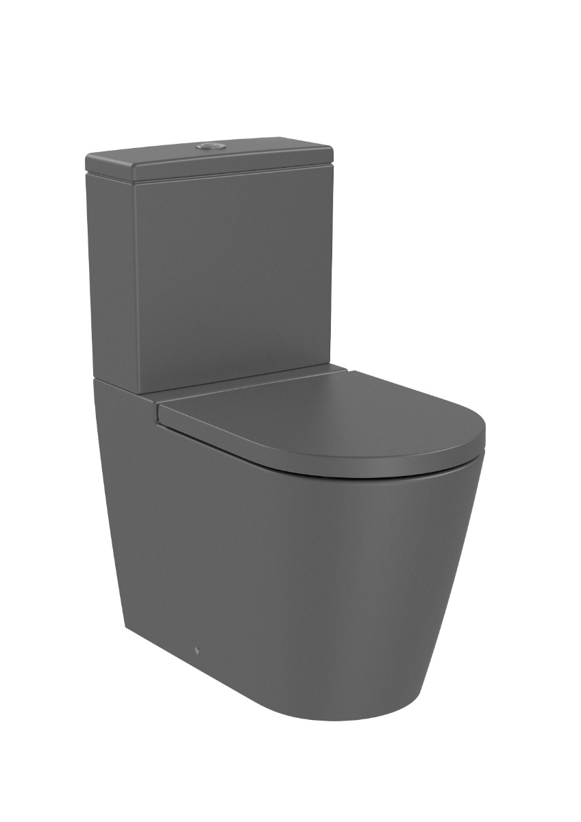 Debba Close Coupled Toilet , Cistern & Seat WC with dual outlet