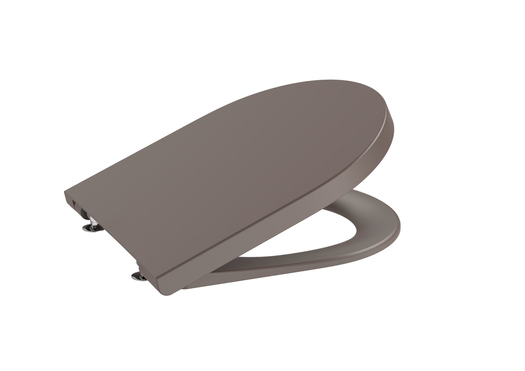Soft-closing SUPRALIT toilet seat and cover COFFEE