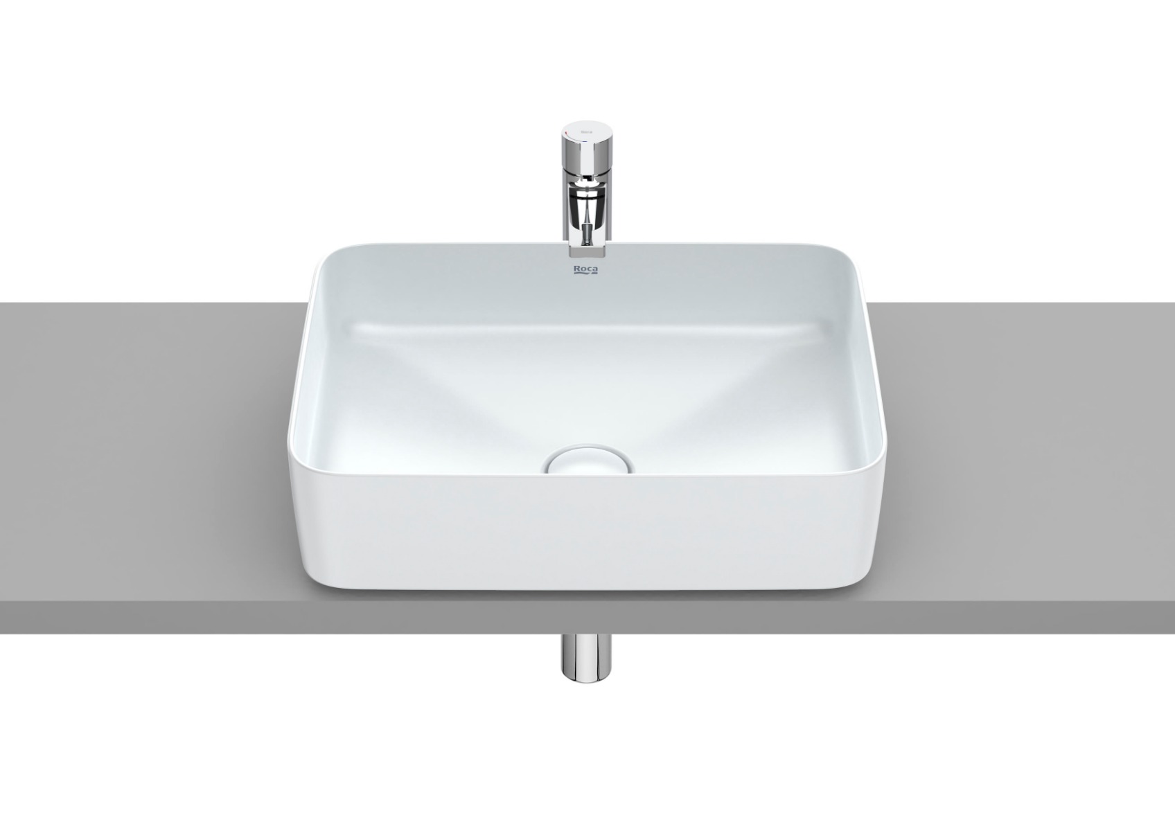 SQUARE - Over countertop FINECERAMIC basin A327530630