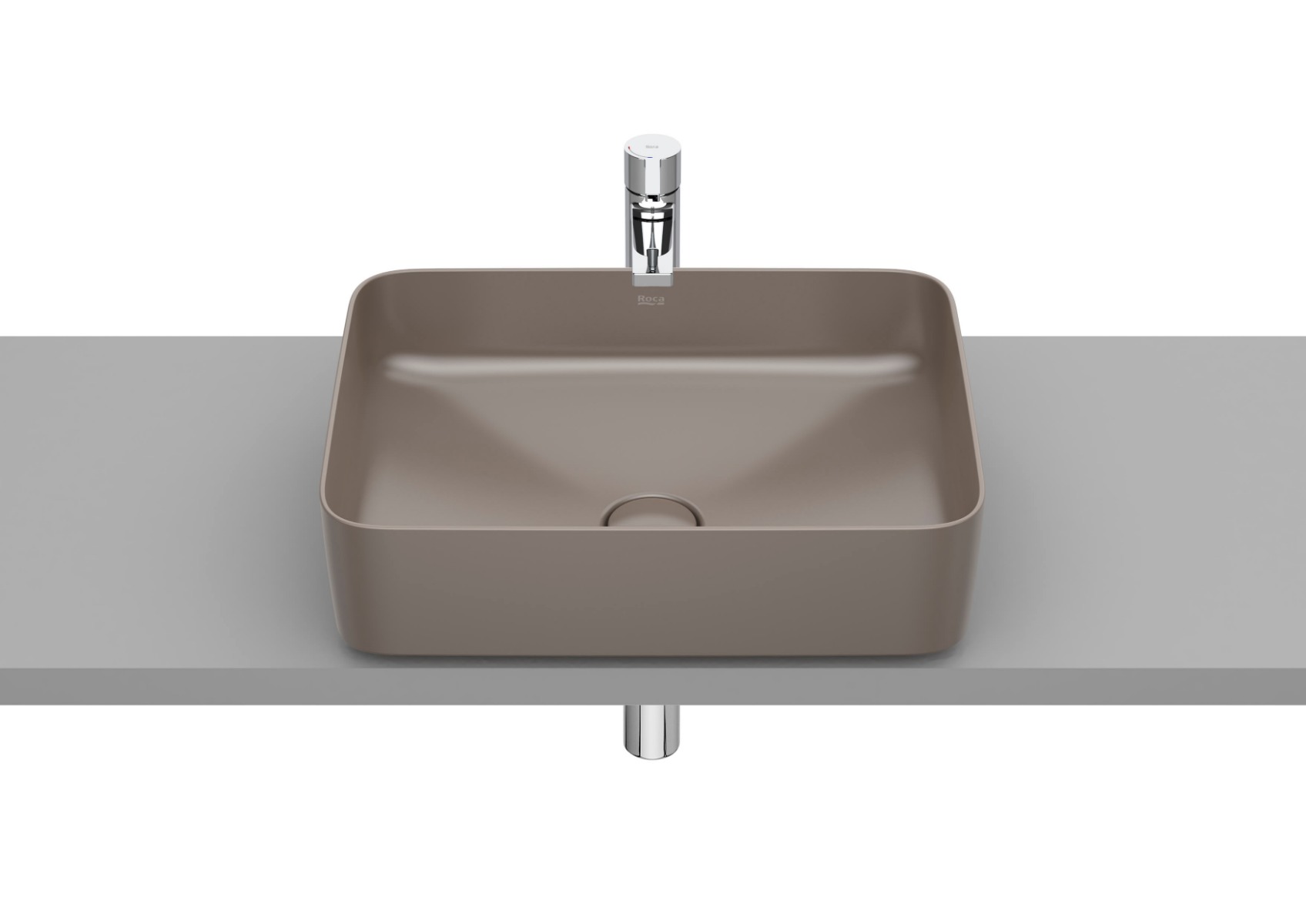 SQUARE - Over countertop FINECERAMIC basin A327530660