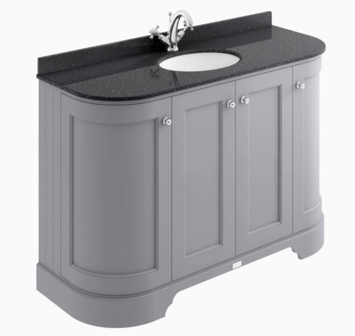 1200MM 4-Door Curved Basin Cabinet BAYF164