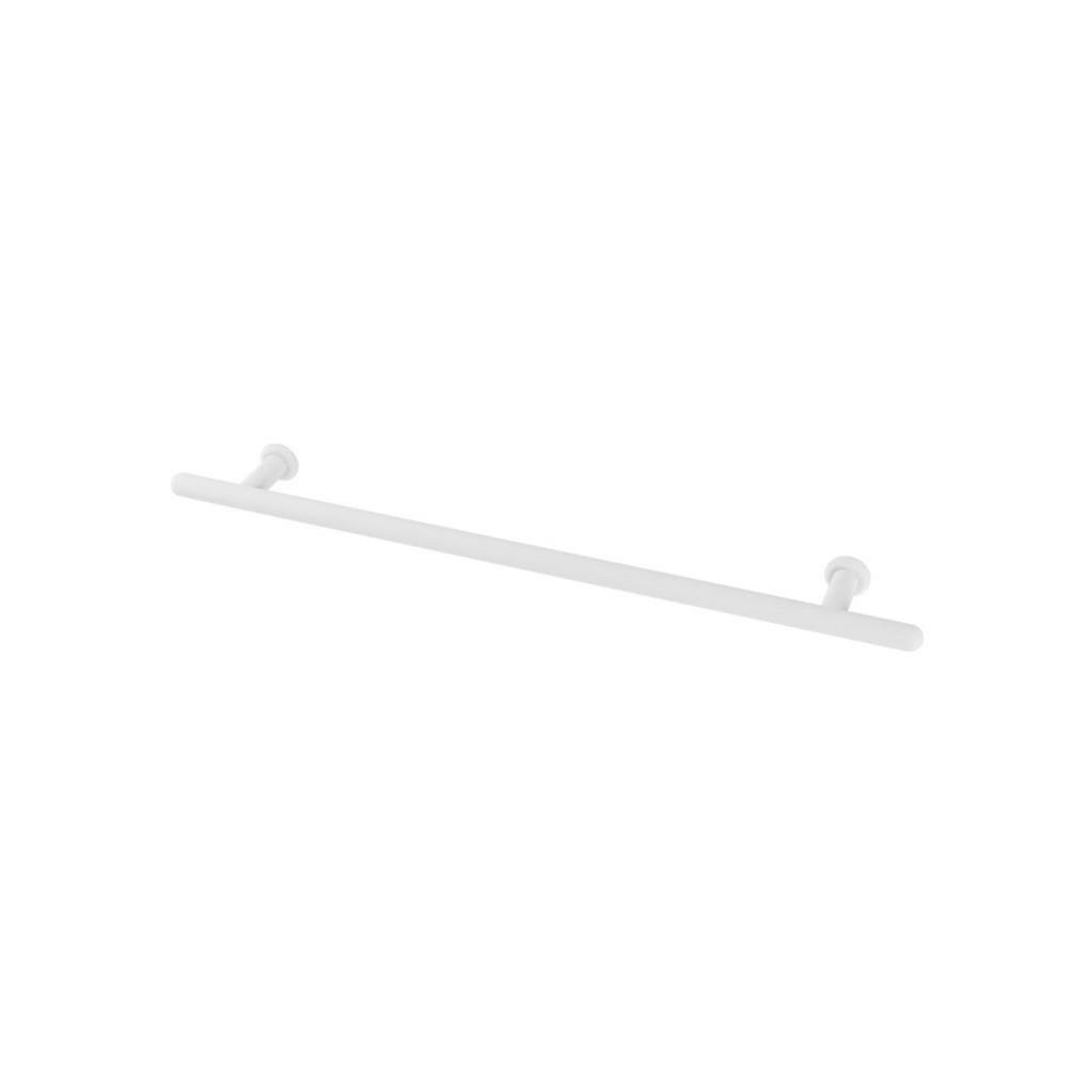Multirail Straight Towel Hanger 600mm Matt White