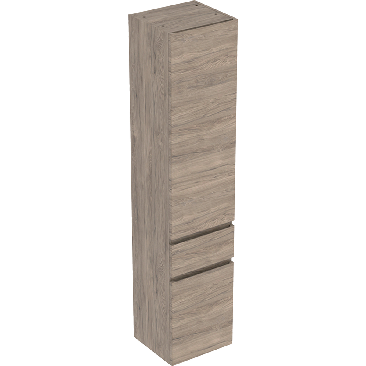Renova Plan tall cabinet with two doors - Hickory