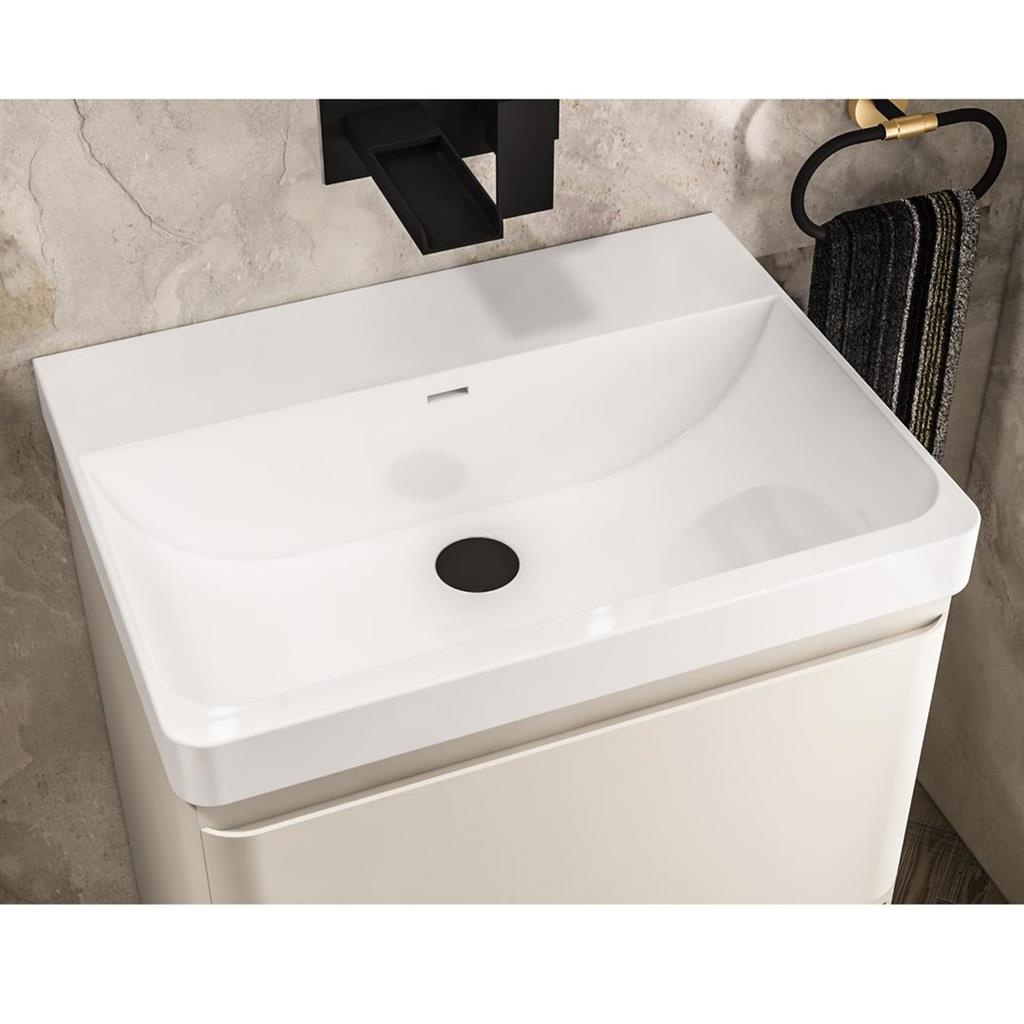 Cavone 60cm Ceramic Cabinet Basin No Tap Holes