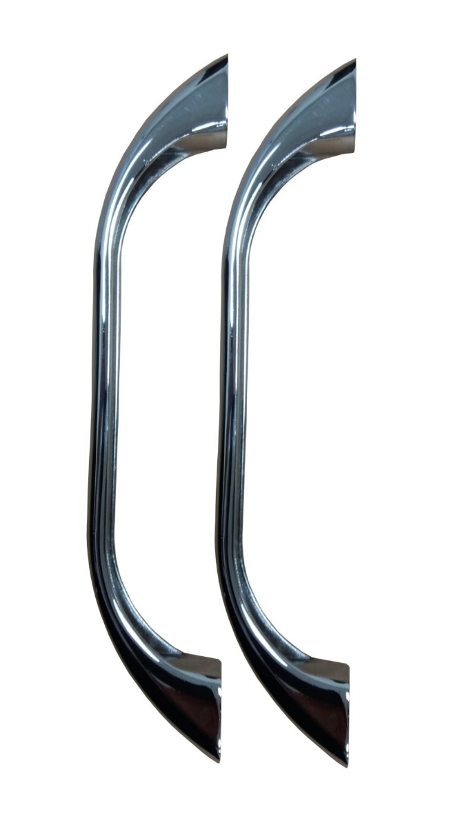 Chrome-finish grips (internal fixing)