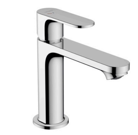 Rebris S Single lever basin mixer 110 CoolStart with pop-up waste set - Chrome