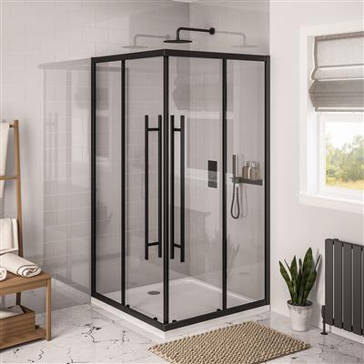 ShowerSculpt Corner Entry Offset Enclosure 900x700mm MB