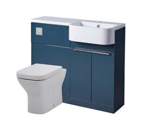 MATCH 1000 FURNITURE UNIT BASIN RIGHT - OXFORD BLUE