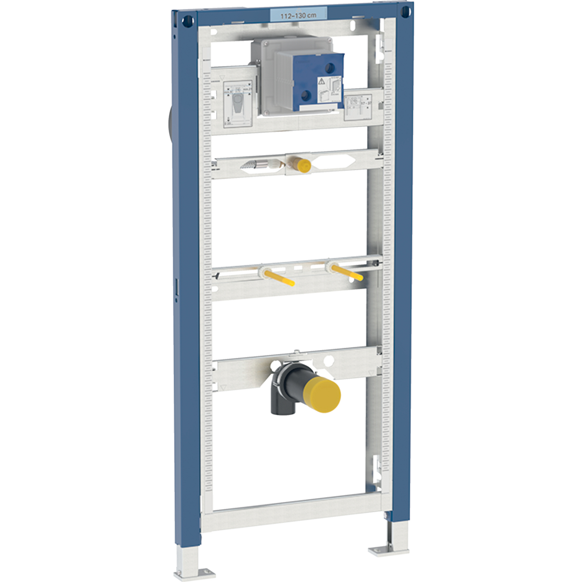 Duofix frame for urinal, 112–130 cm