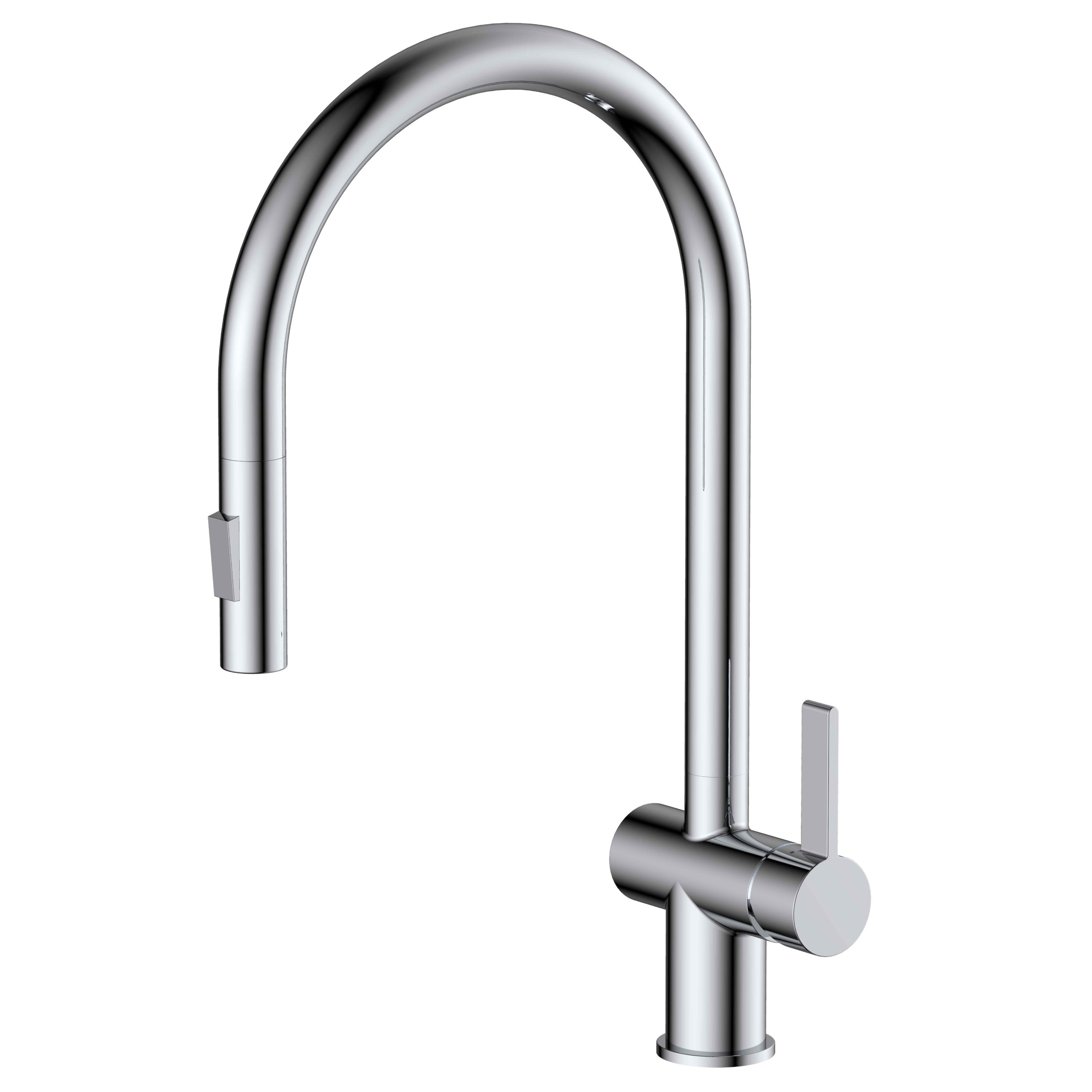 JTP - VOS Chrome Single Lever Pull Out Sink Mixer