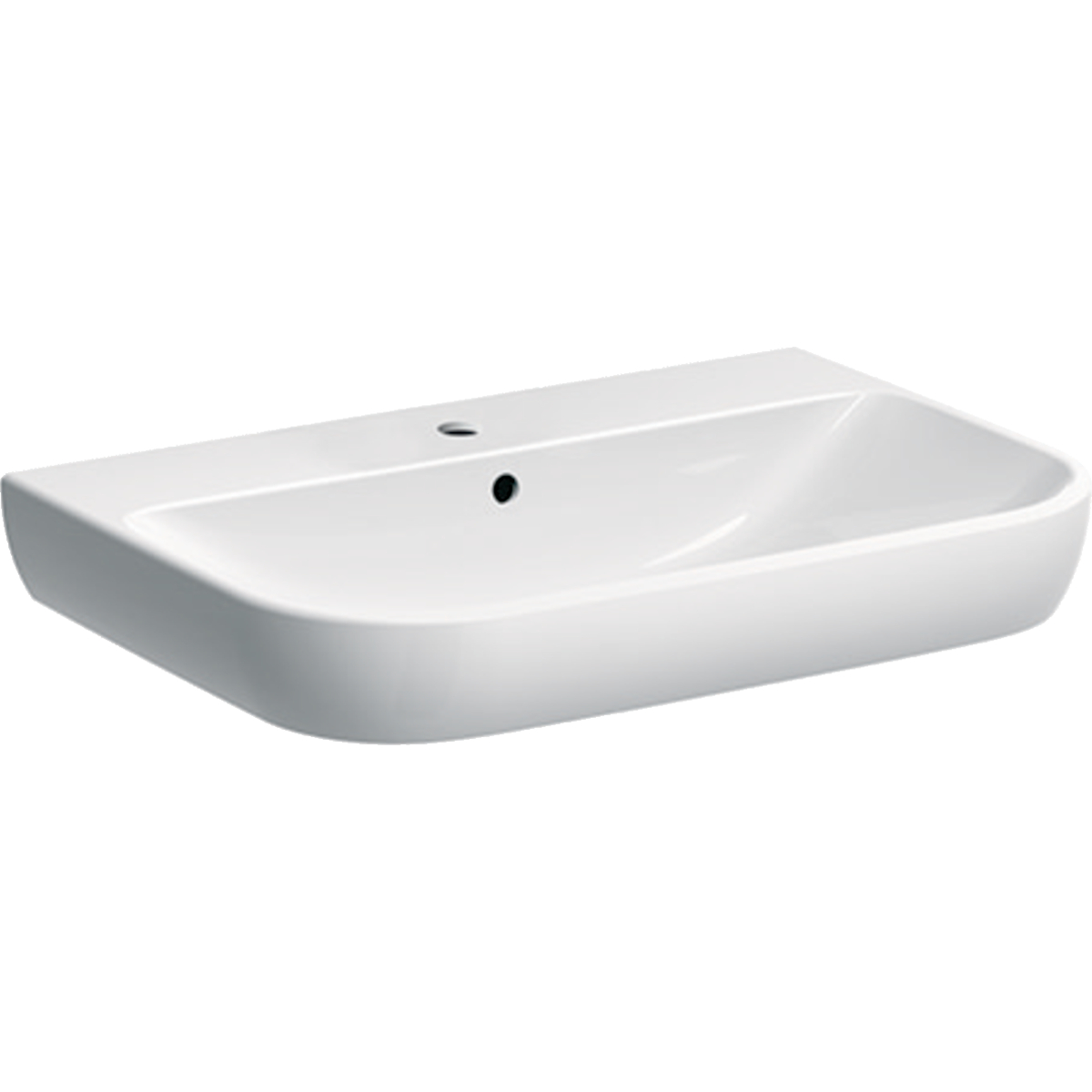 Smyle 700mm 1 tap hole washbasin