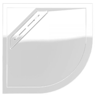 Kudos Connect2 Quadrant Slip Resistant Shower Tray 1000 x 1000mm