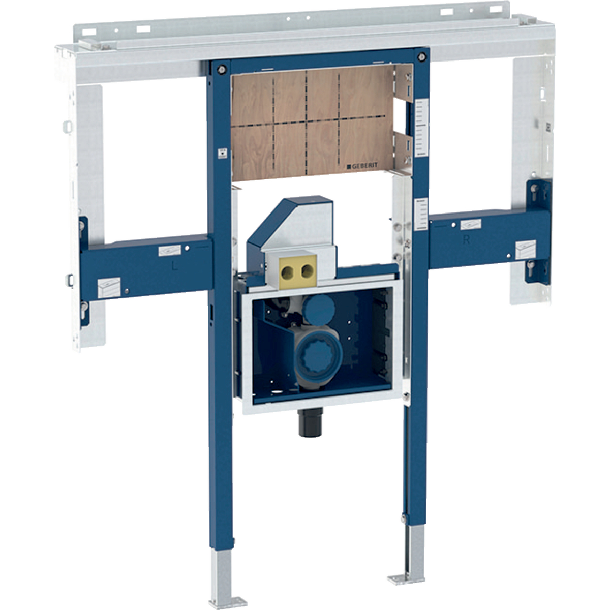 Duofix element for One washbasin frame - 1250mm