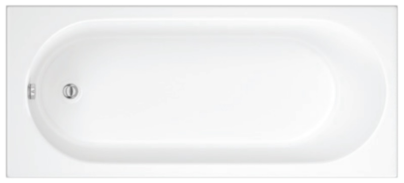 Cascade Single Ended Bath With NTH 1700X700mm