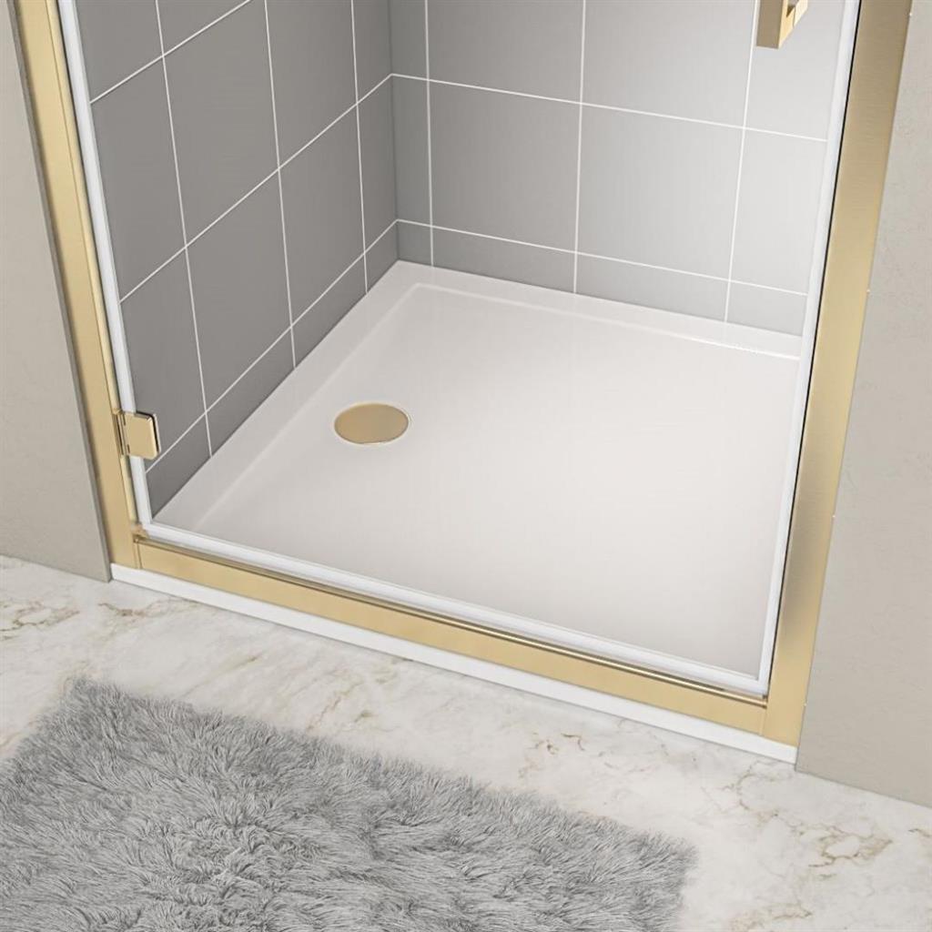Corsair 1000 x 1000mm Square 28mm Shower Tray - White