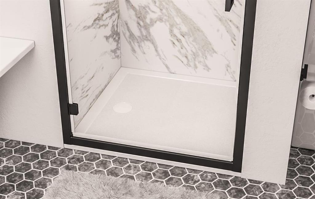Corsair Anti-Slip 1000 x 1000mm Square 28mm Shower Tray - White