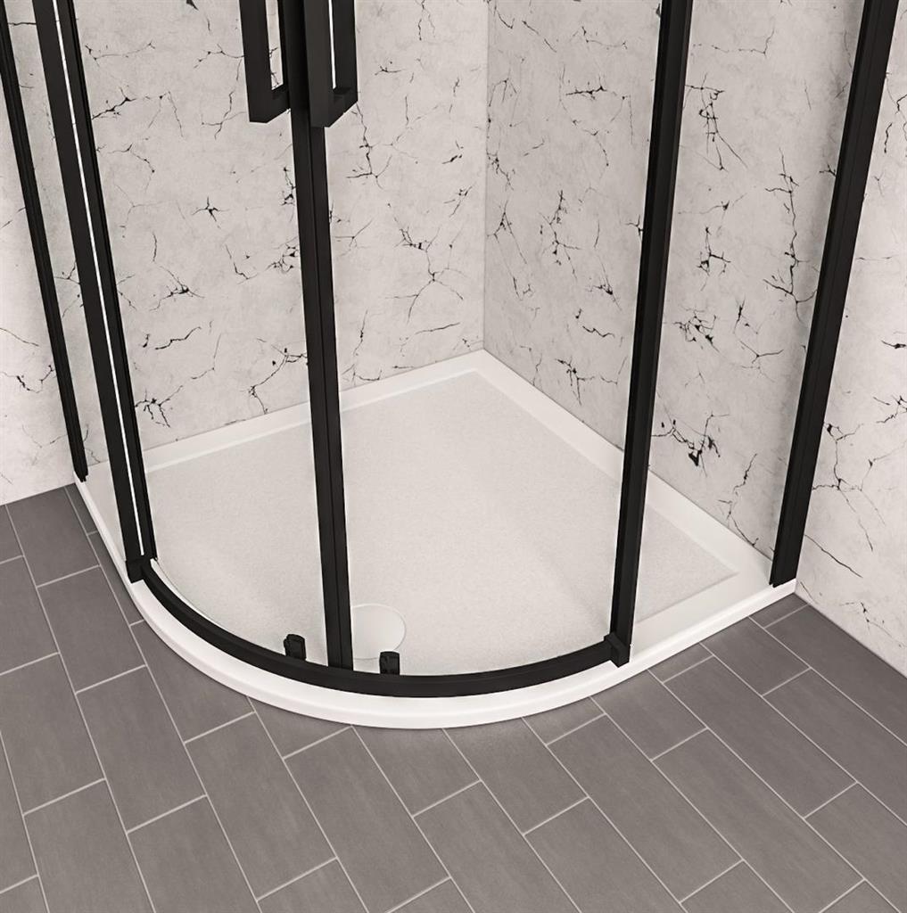 Corsair Anti-Slip 1000x1000mm Quad 28mm Shower Tray - White