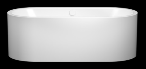 MEISTERSTÜCK CENTRO DUO OVAL ALPINE WHITE 1700x750x485