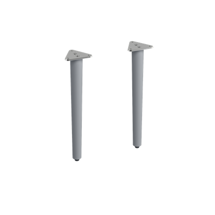 Chalfont Legs - Painted Finish (Pair)-in Classic Grey