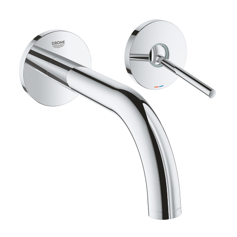 Atrio Two-Hole Basin Mixer Joystick Chrome