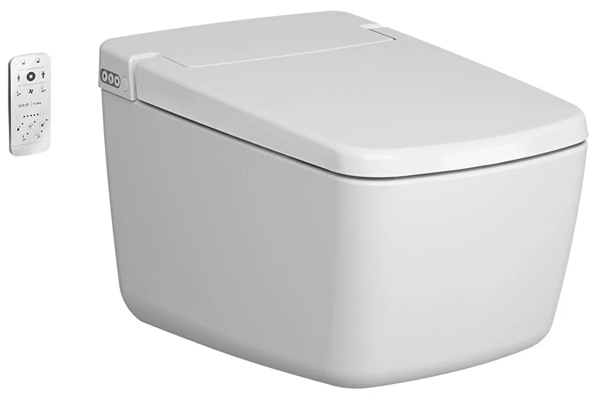 VitrA V-Care Shower Toilet - Prime Wall Hung with Soft Close Seat