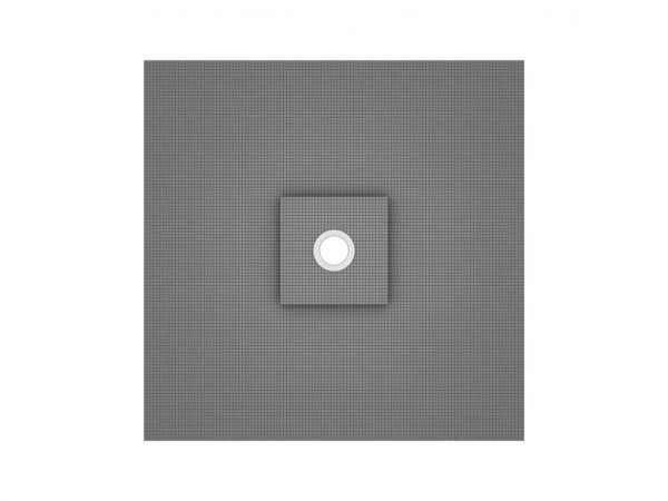 WEDI FUNDO LIGNO FLOOR ELEMENT, CENTRAL DRAIN 900X900X20/41MM