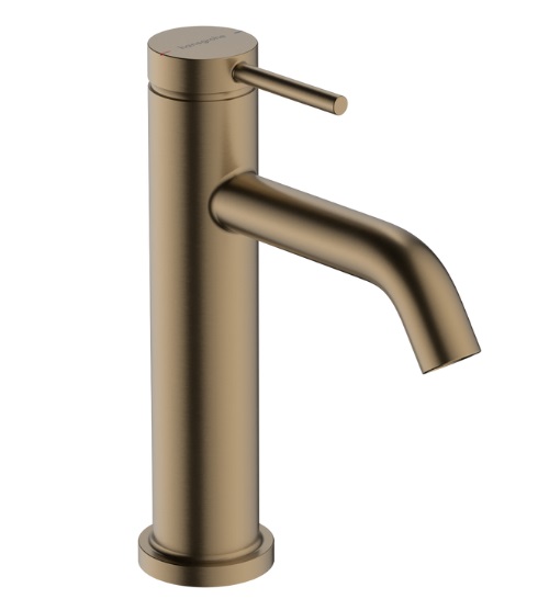 Tecturis S Single lever basin mixer 110 EcoSmart+ without waste set - Brushed Bronze