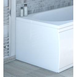 P Shower Bath 750mm End Panel