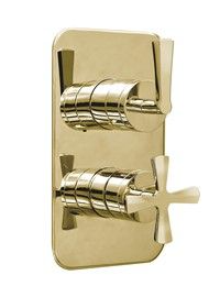 Riviera Shower valve without diverter-Gold