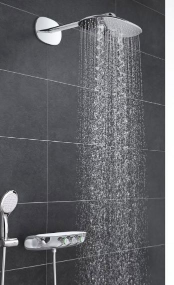 26443ls0 Rainshower System Smartcontrol Duo 360 Combi Shower System With Thermostat, Exposed/Concealed