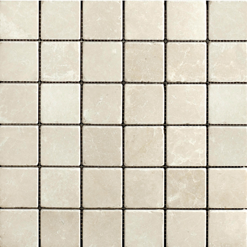Olympus Crème Tumbled (Marble) 48x48mm- Price per m2