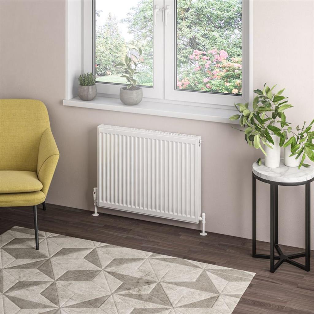 Type 21 Compact Panel Radiator 600 x 800 Gloss White