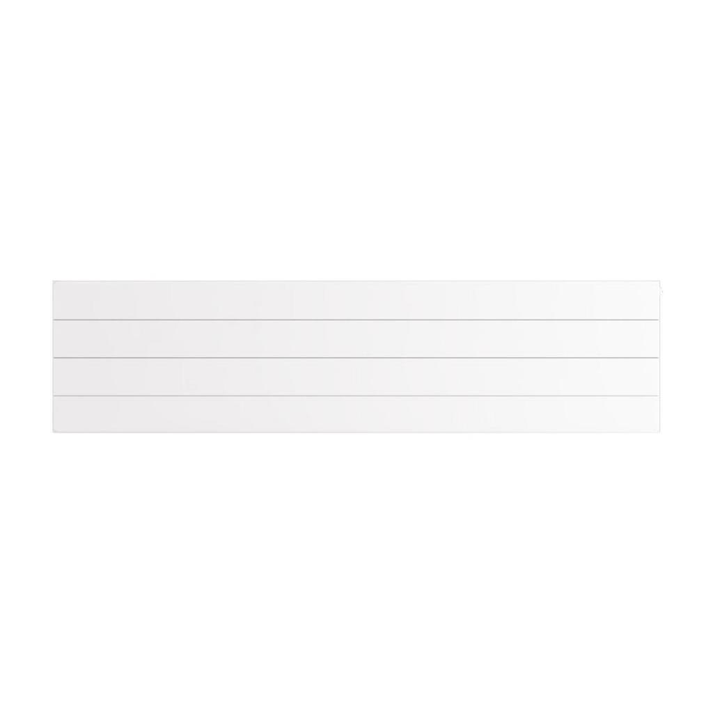 Flat Cover Plate with Lines 400 x 1600 Gloss White