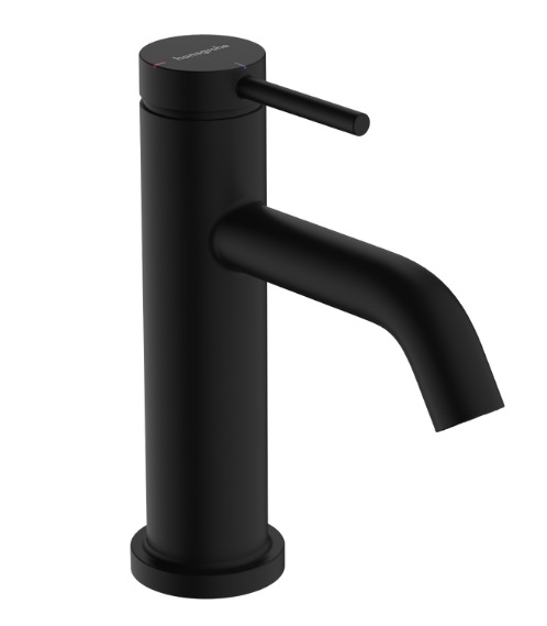 Tecturis S Single lever basin mixer 80 CoolStart EcoSmart+ without waste set - Matt Black