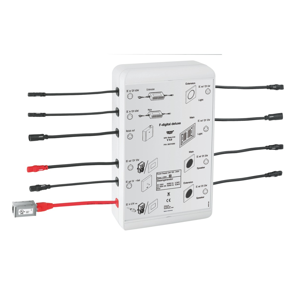 Grohe F-Digital Deluxe Base Unit Box 4.0 Bluetooth F-Series 40″