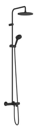 Vernis Blend Showerpipe 240 1jet with bath thermostat