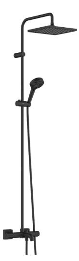 Vernis Shape Showerpipe 240 1jet with bath thermostat