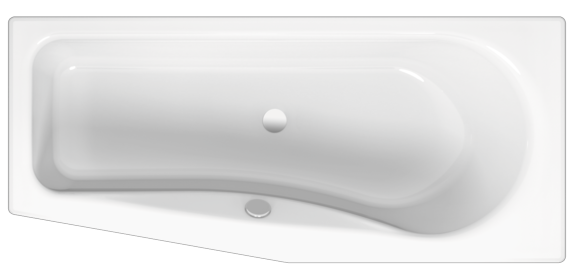  BetteLuna bathtub 2750-038 natura, 1700x750mm, sloping foot end on the left