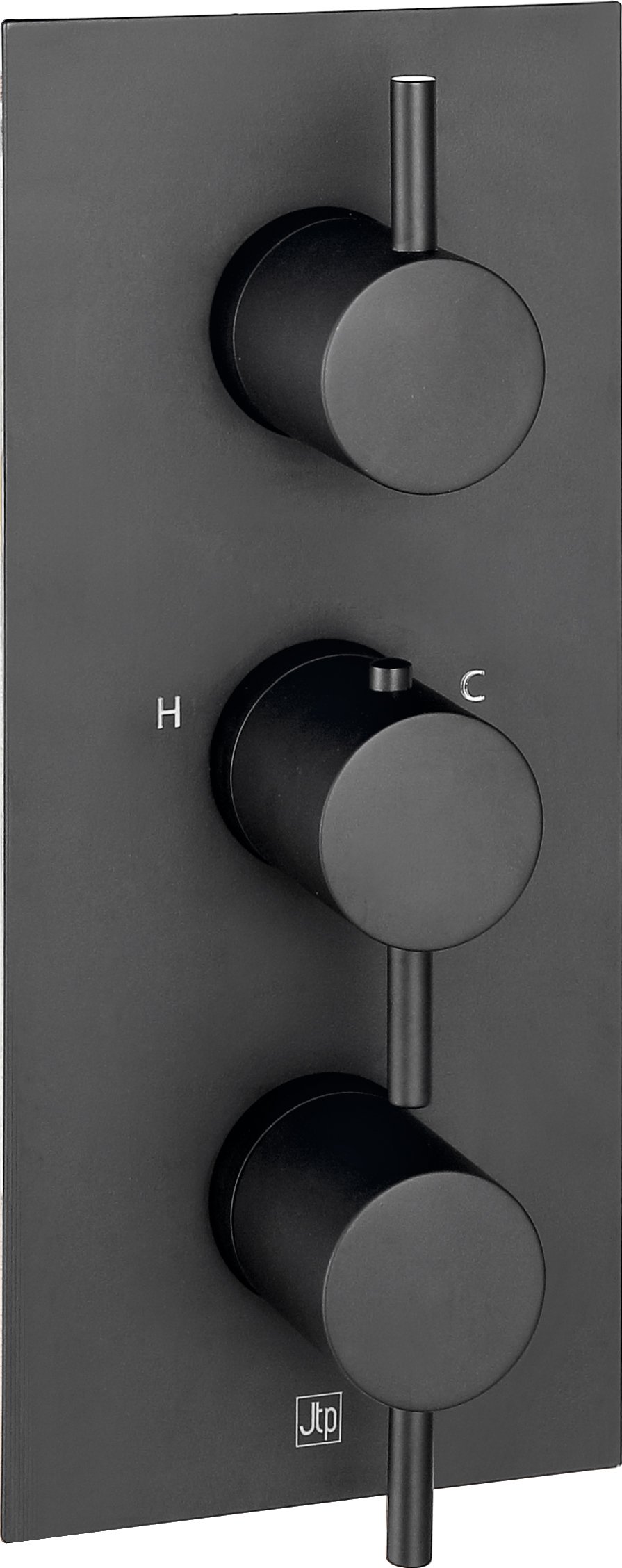 JTP - VOS Thermostatic Concealed 2 Outlet Shower Valve Vertical