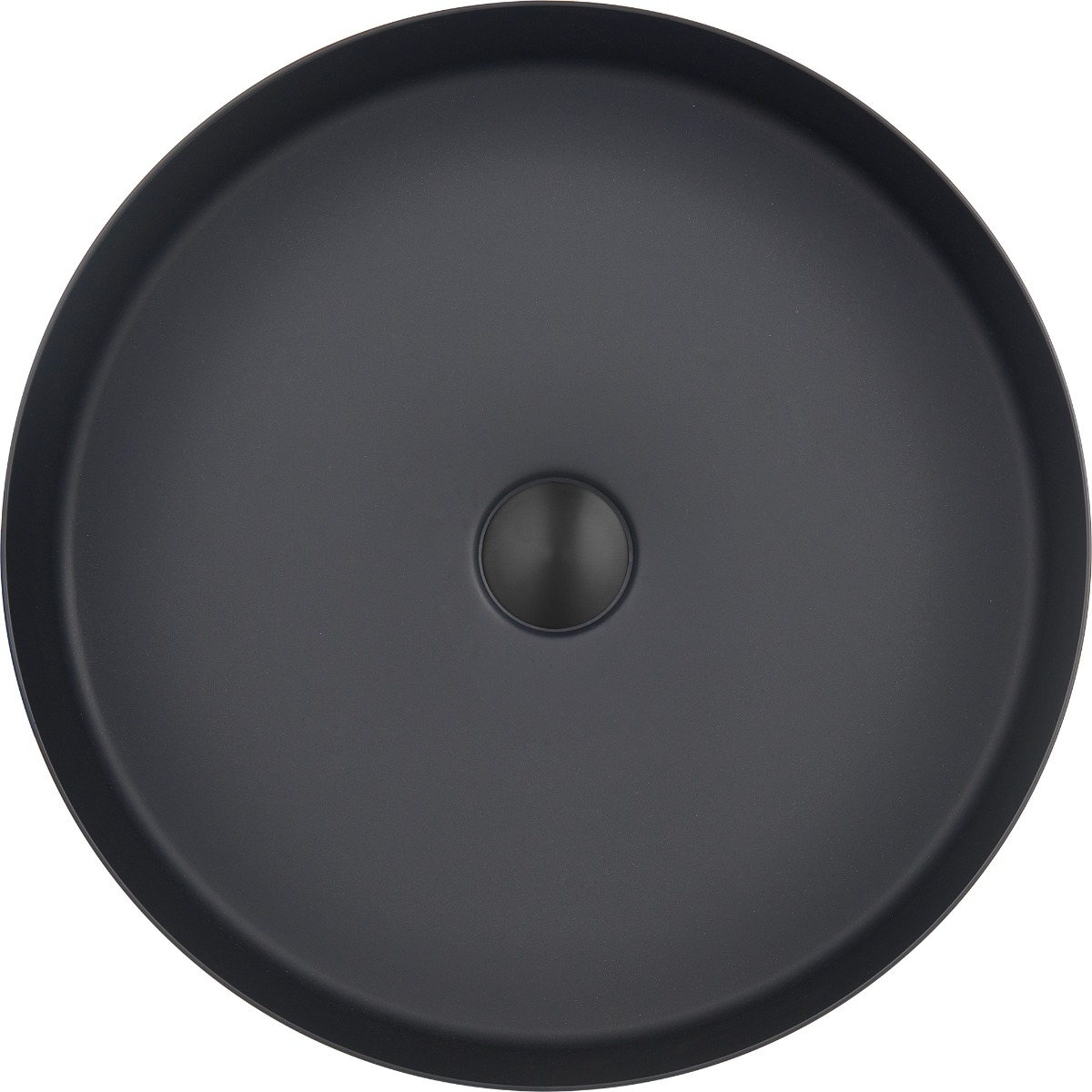 VOS Matt Black Grade 316 Stainless Steel Counter Top Basin Circle