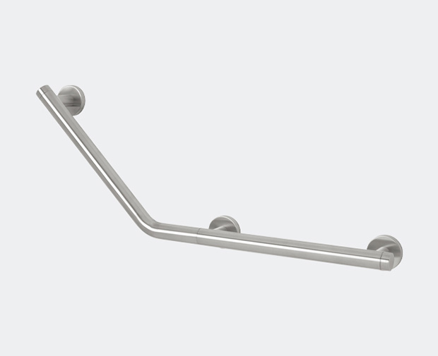 Safety Bar 135° Brushed Finish Left