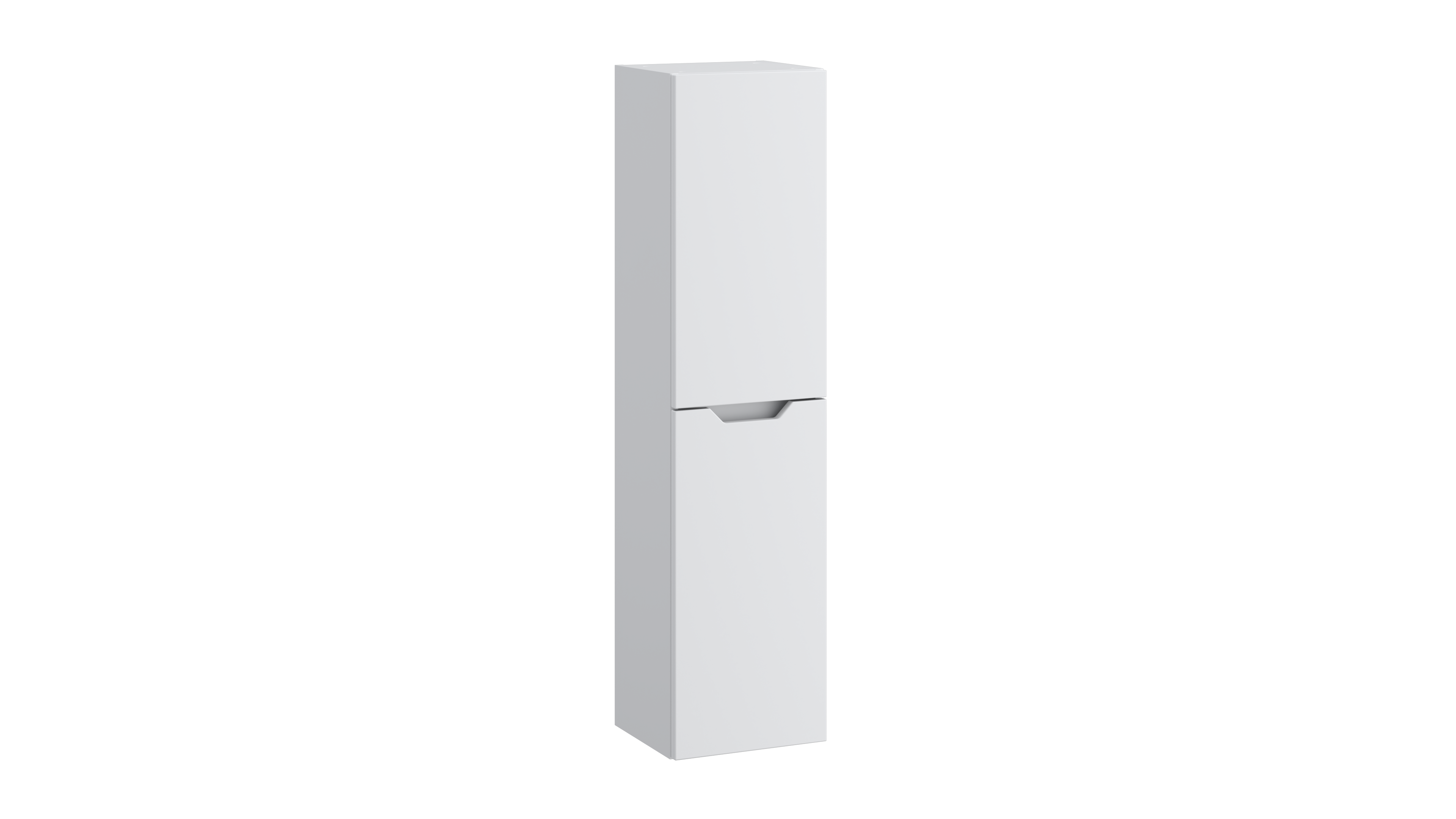 Urban Wall Hung Tall Unit Matt White
