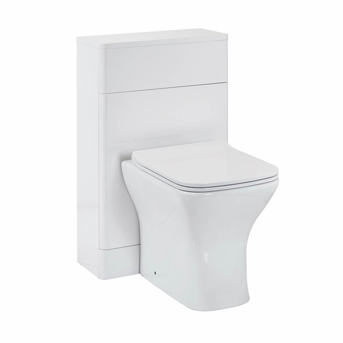 Rowlan Back to Wall WC Unit - Gloss White