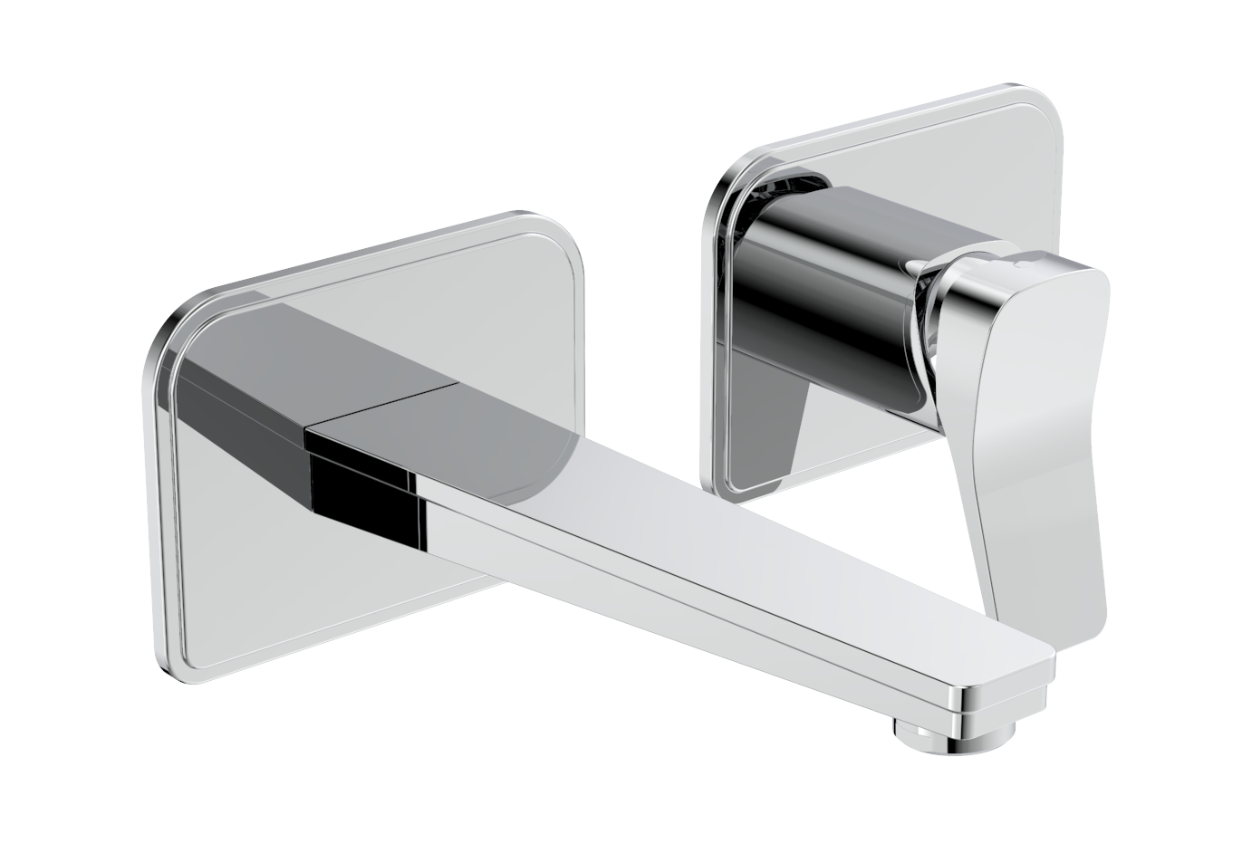 JTP - HIX Single Lever Wall Mounted Basin Mixer 1