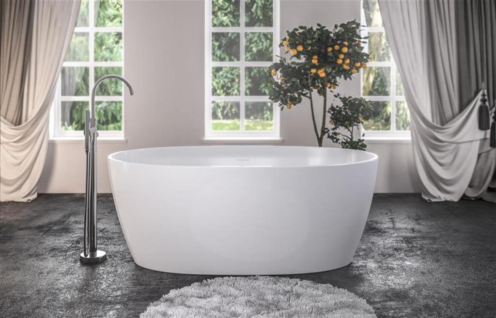 Wandsworth 1495 x 720 x 585mm Freestanding Bath inc Waste - White