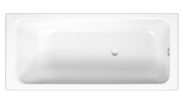 Bette Select rectangular bath, built-in pergamon- 1600x700mm
