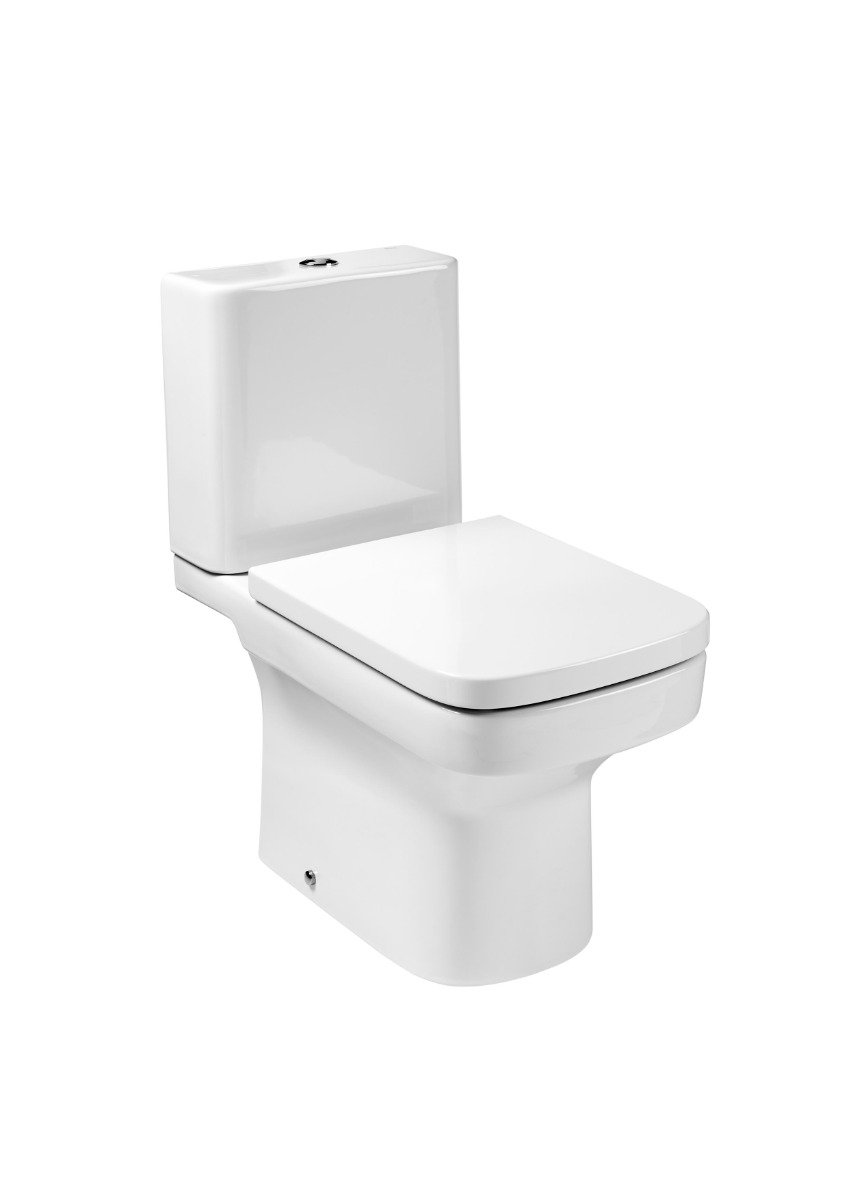 Vitreous Close Coupled Toilet , Cistern & Seat